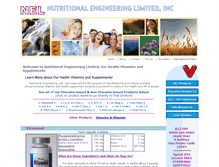 Tablet Screenshot of nutritionalengineering.org